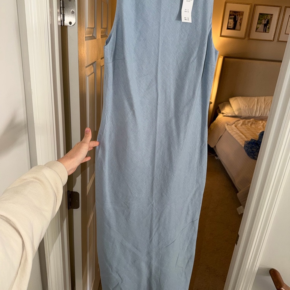 Abercrombie & Fitch Light Blue Maxi Dress